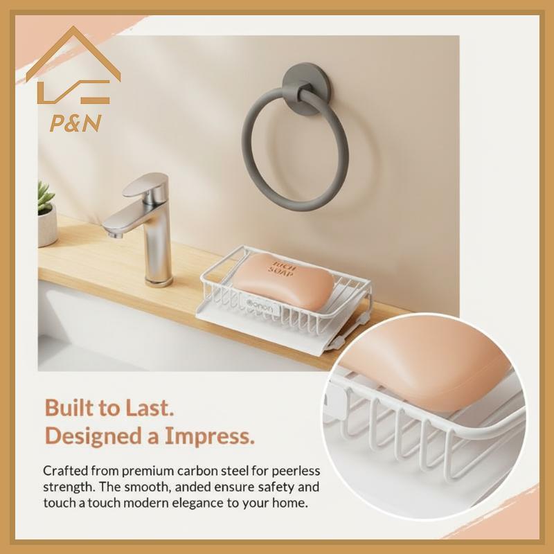[P & N} Xà phòng tắm đa chức năng Ra Drainer Kệ bếp Bồn rửa chén Nước rửa chén Chất tẩy rửa Khăn lau