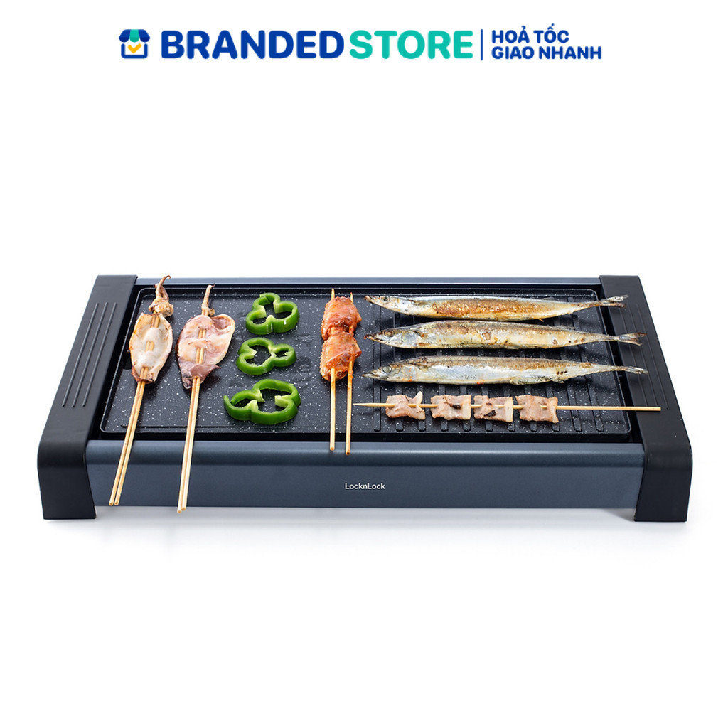 Bếp nướng điện LocknLock- Electric Grill - EJG236BLK (1800-2200W) - Màu đen