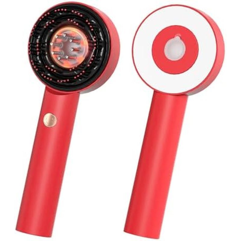 Du lịch tóc, thiết bị IPX7 không dây & Màu đỏ trong 3 để chải, bôi da đầu, Massage da đầu dầu tại nh