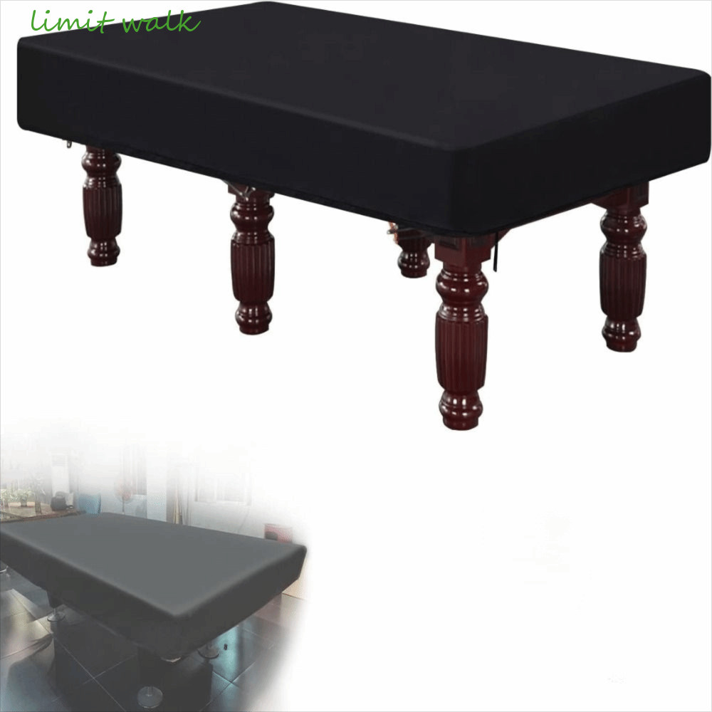 LIMIT WALK Pool Table Cover, 210D Vải Oxford Bida Bàn Chống Bụi, Bảo Vệ Nội Thất 7FT / 8FT / 9FT Chố
