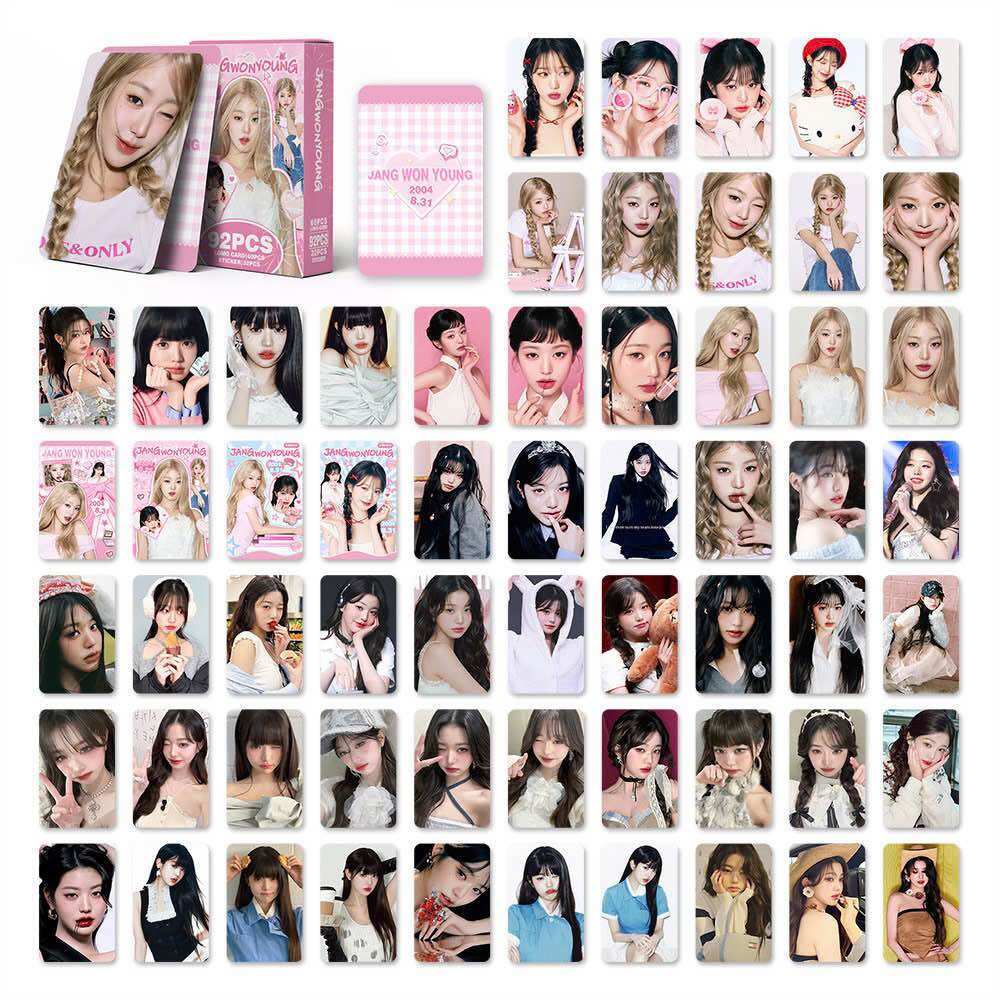 Set 60 lomo card và 32 sticker IVE - WONYOUNG 2026