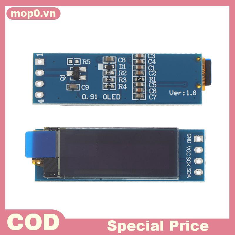 Mô-đun OLED MOP 0,91 Inch Trắng / Xanh / Vàng OLED 128X32 Mô-đun hiển thị LED OLED OLED 0,91 "4-Pin 