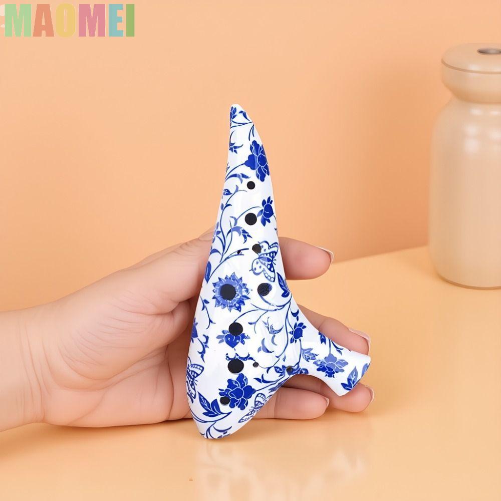 MAOMEI 12 Lỗ Ocarina, Chất Lượng Chuyên Nghiệp Thoải Mái Cầm Ocarina Nhạc Cụ, Mịn Dễ Dàng Dụng Cụ Co