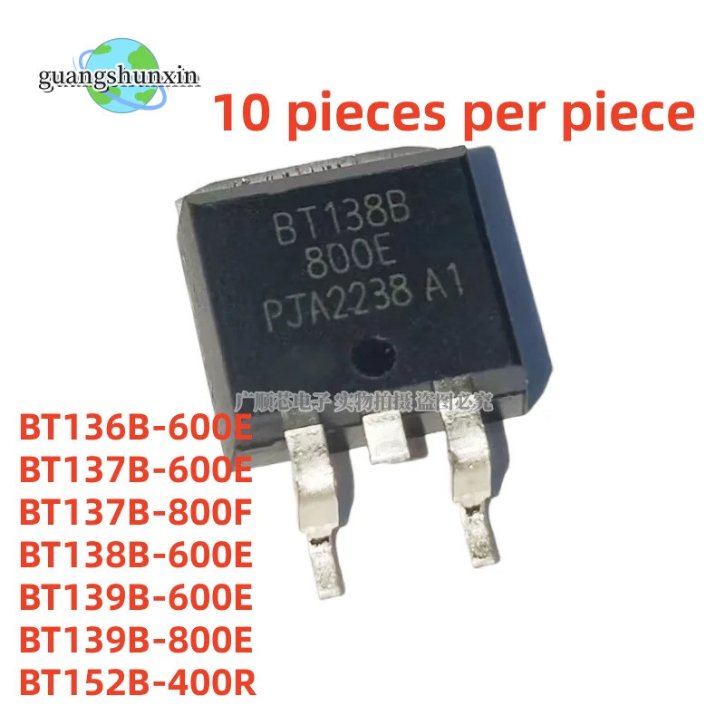 5 Chiếc BT136B-600E BT137B-600E BT137B-800F BT138B-600E BT139B-600E BT139B-800E BT152B-400R TO-263 H