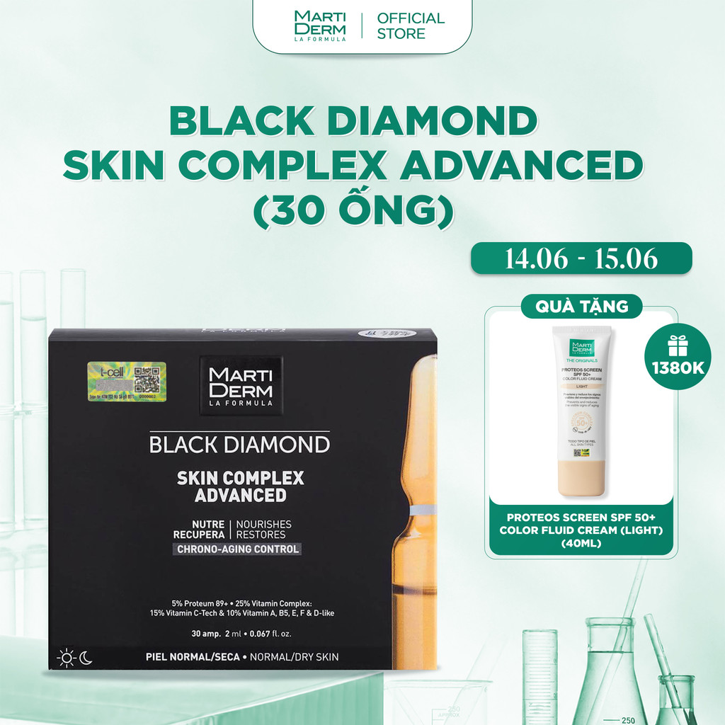 Ampoule MartiDerm Black Diamond Skin Complex Advanced