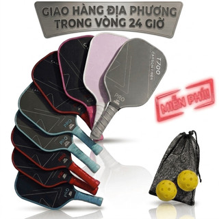 Vợt Pickleball Carbon T700 , T1000 pro mặt vợt phủ carbon khối lượng siêu nhẹ mặt nhám bám bóngi