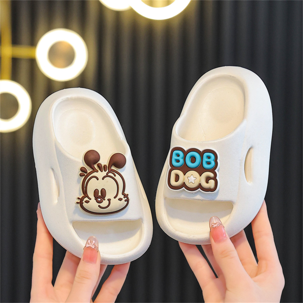 Bobdog / Bobdog Dép Trẻ Em Dép Mùa Hè Bé Trai Bé Gái Trong Nhà Chống Trơn Trượt Đế Mềm Hộ Gia Đình L