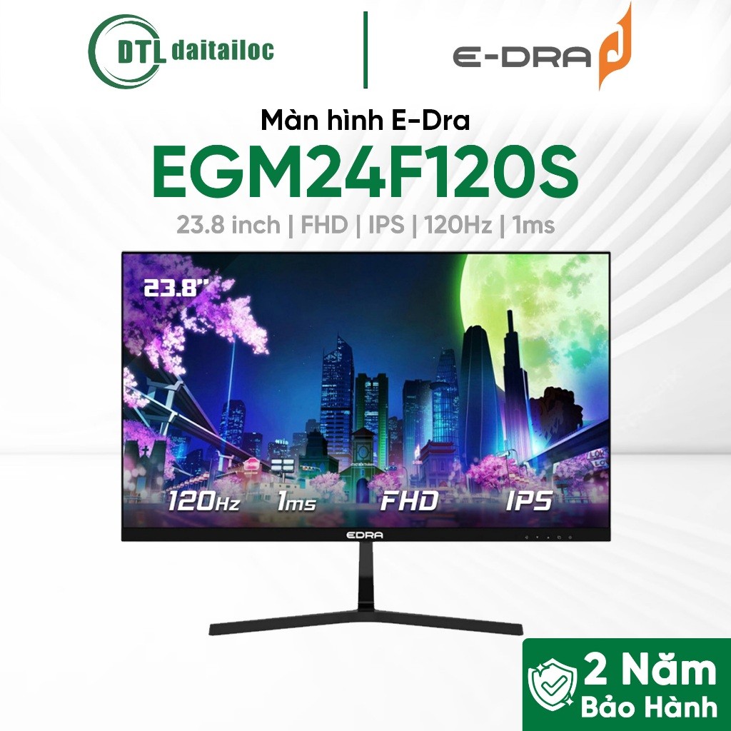 Màn hình Gaming E-Dra EGM24F120S 23.8 inch FHD IPS 120Hz  1ms (MPRT) | Chính Hãng | Bảo Hành 24 Tháng | BigBuy360 - bigbuy360.vn