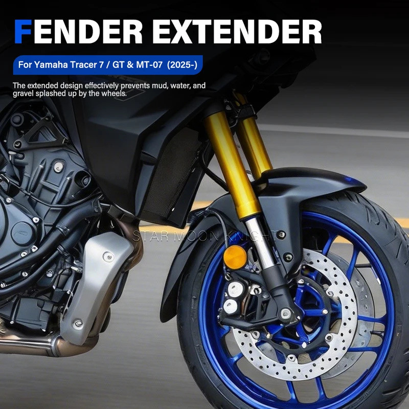 Xe Máy Phía Trước Fender Nối Dài Chắn Bùn Cho Yamaha Tracer 7 / GT 2025 +, Dành Cho Xe Yamaha MT-07 