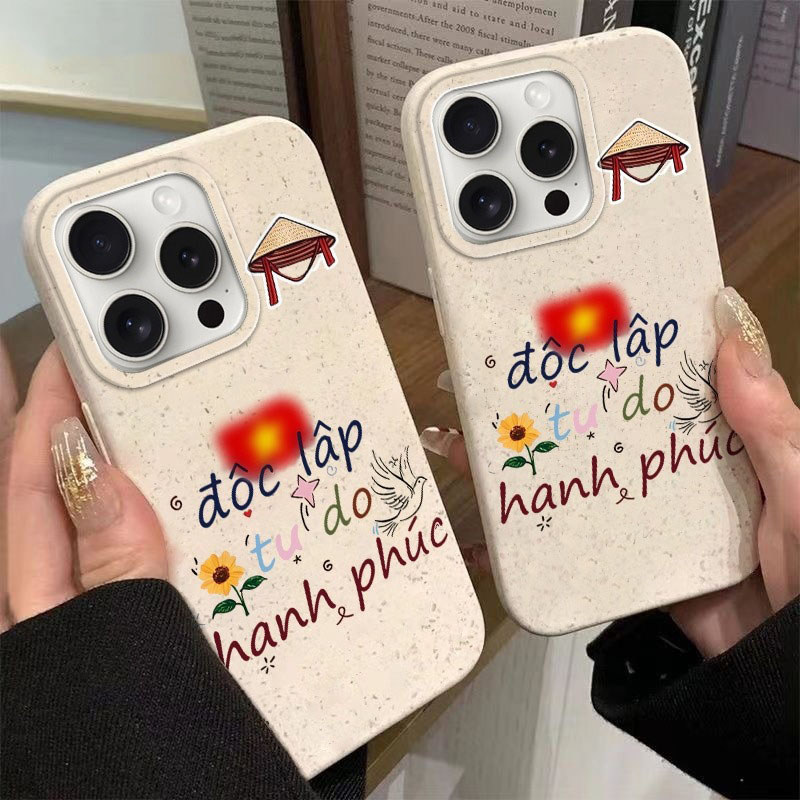 Ốp Lưng Iphone Cho 17 Pro Max 11 12 13 14 15 16 Pro Max X XR XS Max 7Plus 8Plus Peace dove Văn Bản T