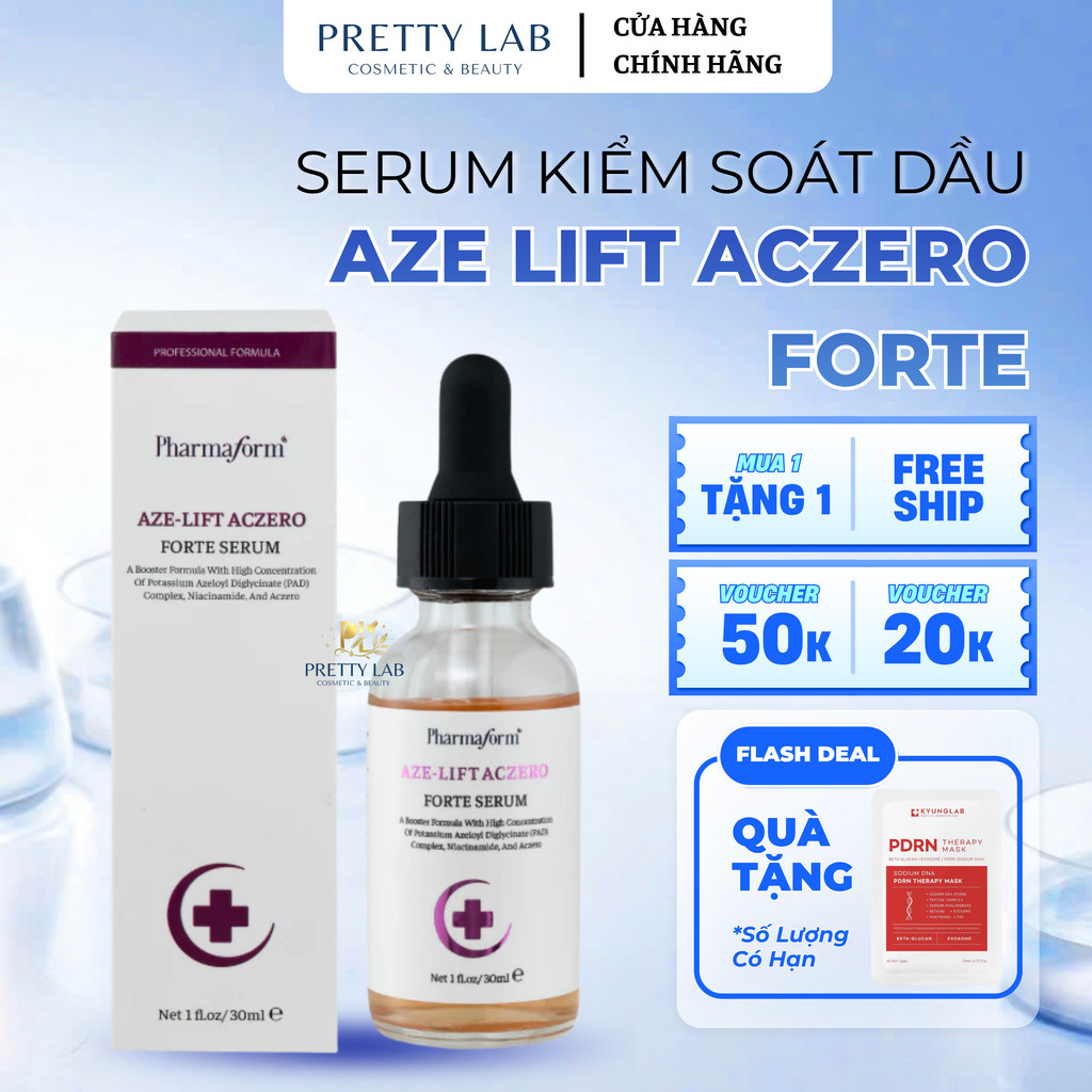 Serum Pharmaform Aze Lift Aczero Forte Hỗ Trợ Kiểm Soát Dầu & Chăm Sóc Da Mụn 30ml