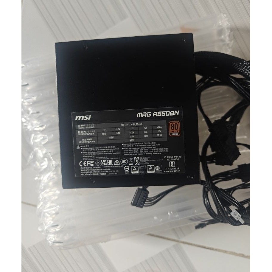 Nguồn msi mag a650bn còn bh 2028