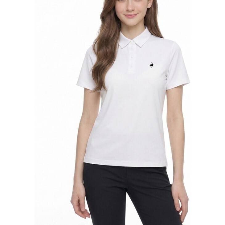 Áo Polo Thời Trang le coq sportif Nữ GR122LTS21-WHTE
