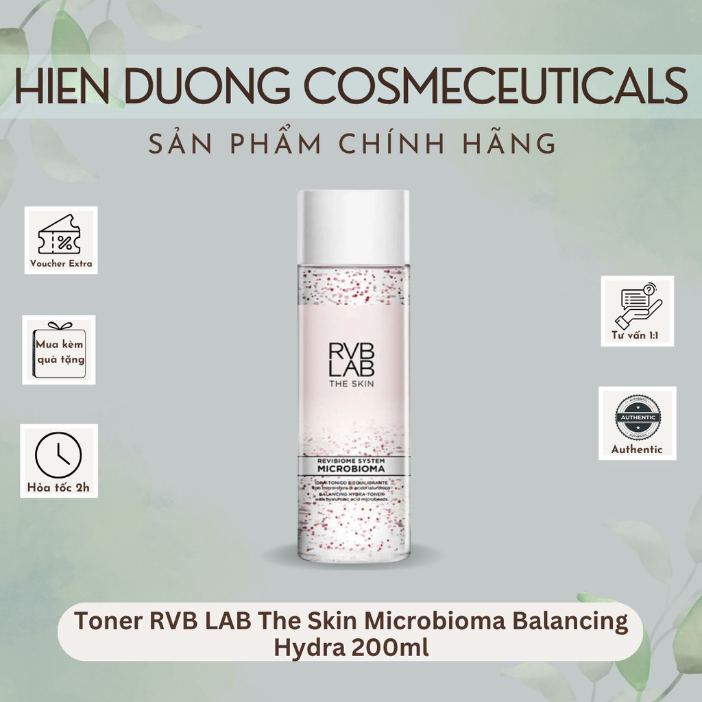 [Hàng Công Ty] Toner RVB LAB The Skin Microbioma Balancing Hydra 200ml | Cấp ẩm, cân bằng da, phục h