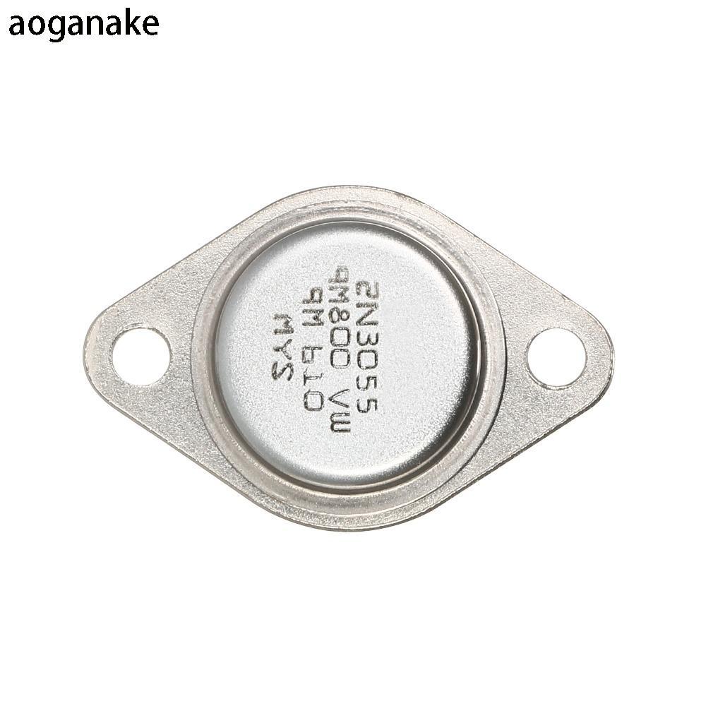 AOGANAKE 5 Cái 2N3055 Điện Transistor, Kim Loại 2N3055 NPN Power Transistors Set TO-3 15A / 60V TO-3