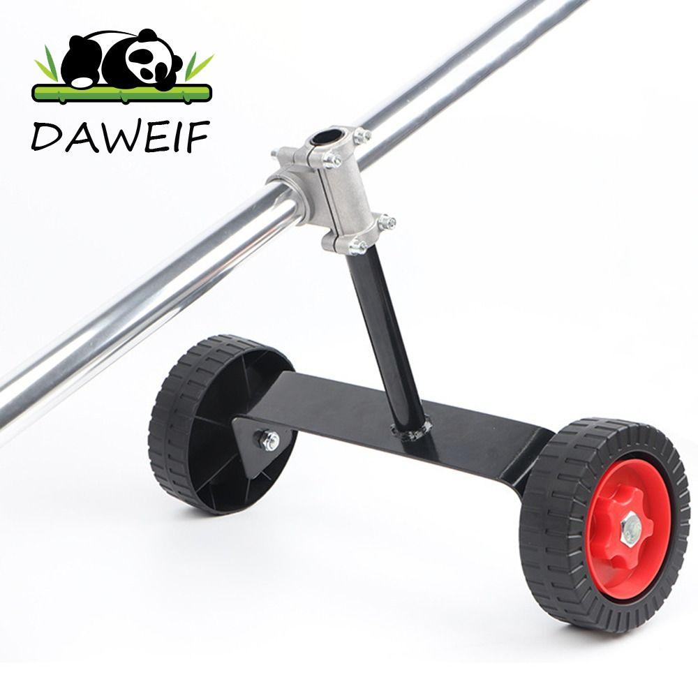 Bánh xe hỗ trợ tông đơ cỏ DAWEIF, Bánh xe hỗ trợ máy cắt cỏ gắn bên đa năng, Máy cắt cỏ 26 / 28mm Gi