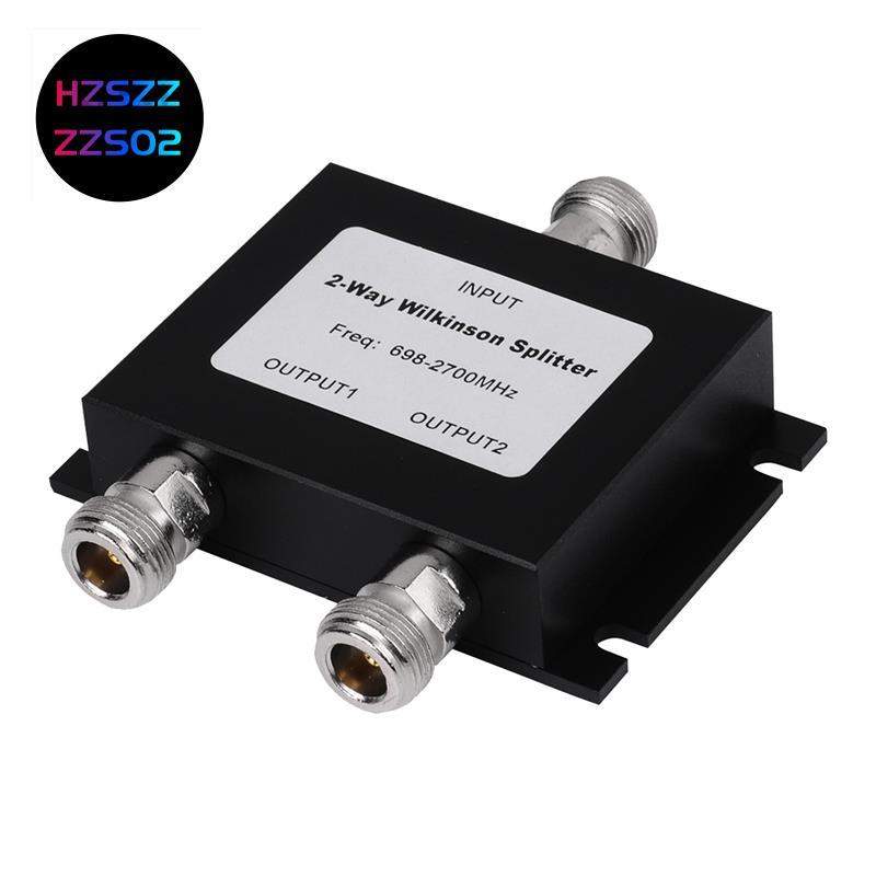Bộ chia nguồn 1 mảnh Bộ chia nguồn 2 chiều Bộ chia kim loại 698-2700Mhz Gsm 4G Lte W-Cdma FDD Ăng-te