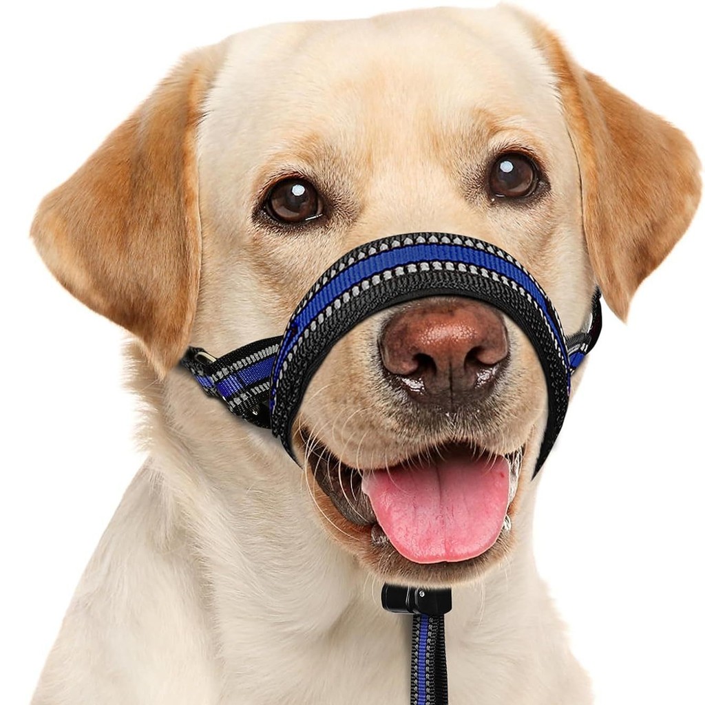 Pet Muzzle Dog Muzzle Có Thể Điều Chỉnh Chống Cắn Mặt nạ Chống Dính Chống Bạo Động Chó Con Mõm