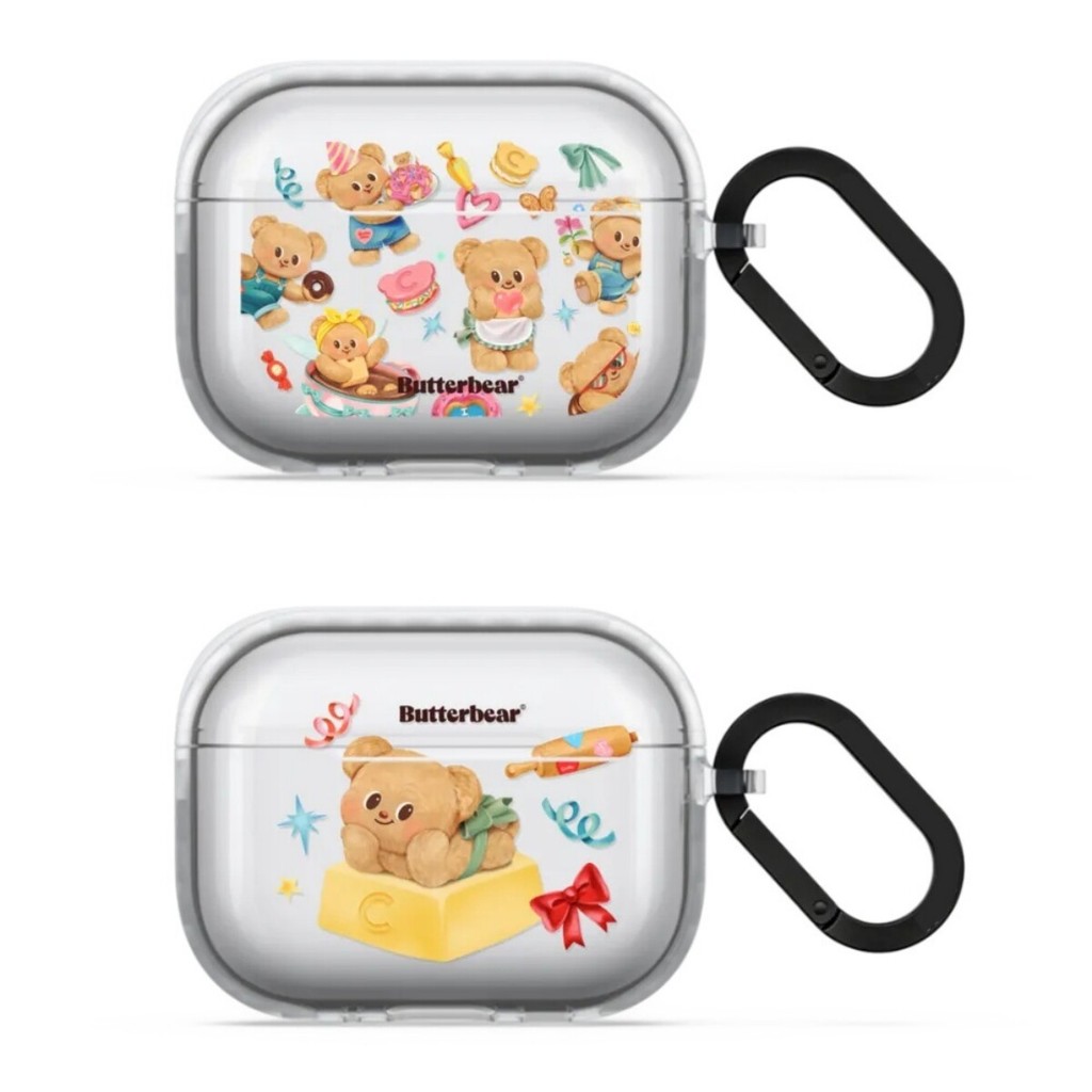 2026 Phong Cách Mới Butterbear Butterbear Butterbear Vỏ Tai Nghe AirPodsPro Thế Hệ Thứ 4 Vỏ Bảo Vệ T