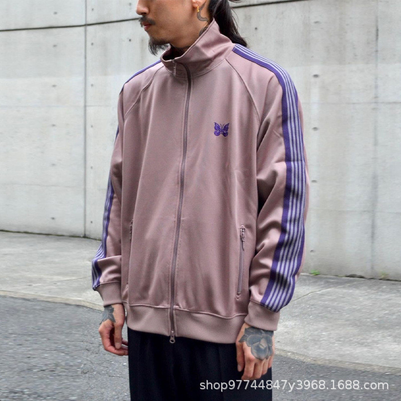 Needles Old Master's Zipper Collar Casual Loose Sports Embroidered Jacket