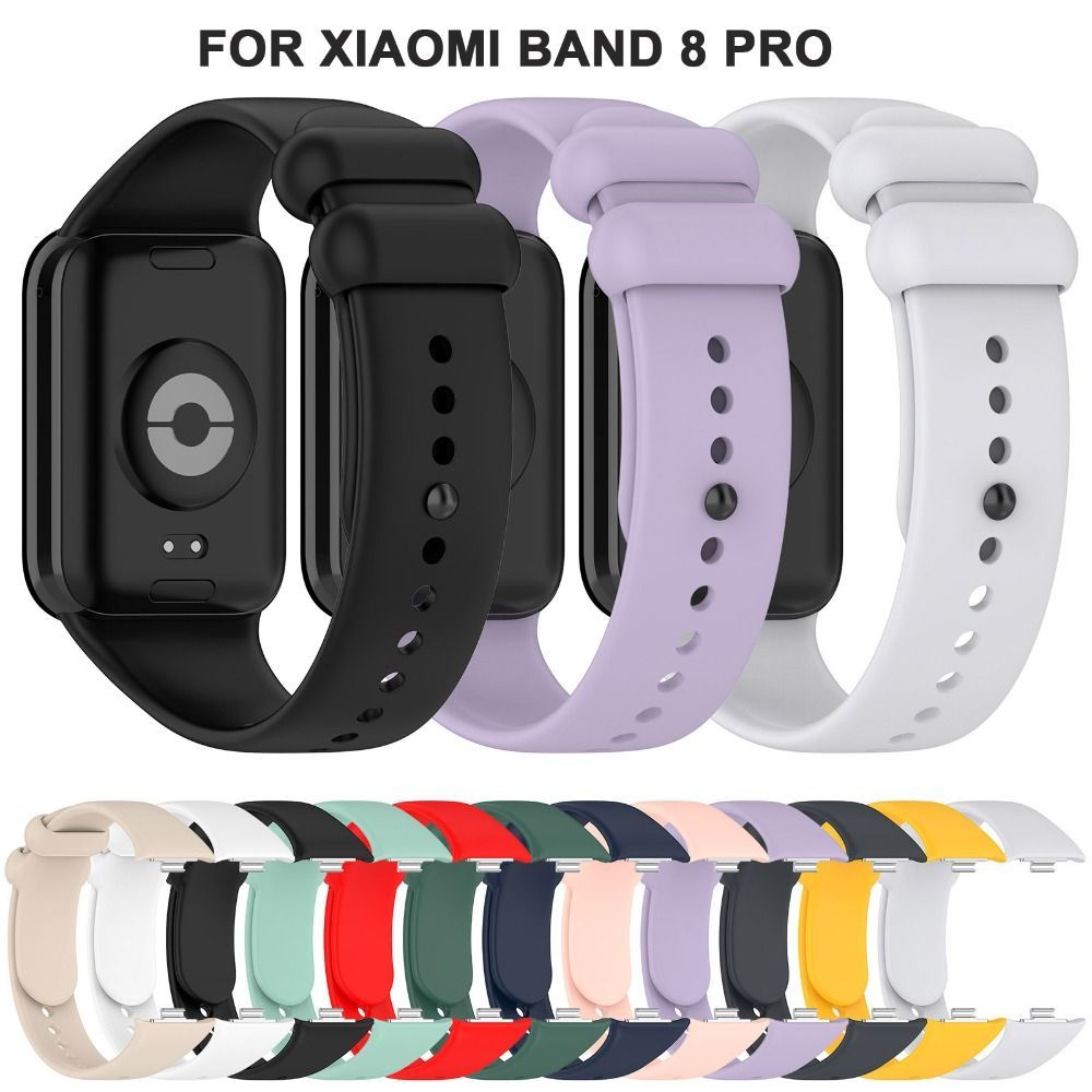 Mới Thay Thế Dây Đeo Silicon Thông Minh Dây Đeo Tay Phụ Kiện Vòng Tay Đồng Hồ Cho Xiaomi Band 8 / 9 