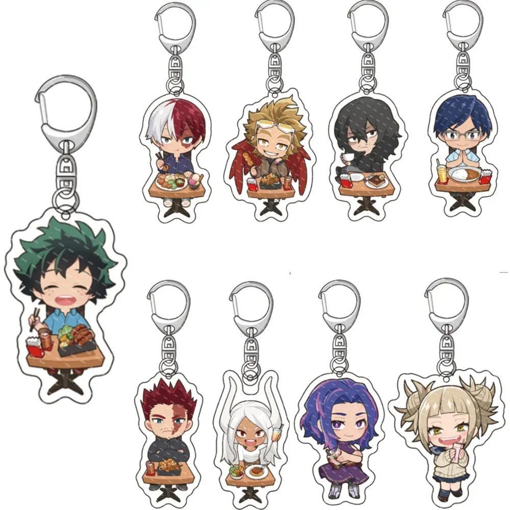 Dễ thương Q Version  Academia  lic Figures Móc khóa Boku No Hero Academia Túi Cosplay Props Midoriya