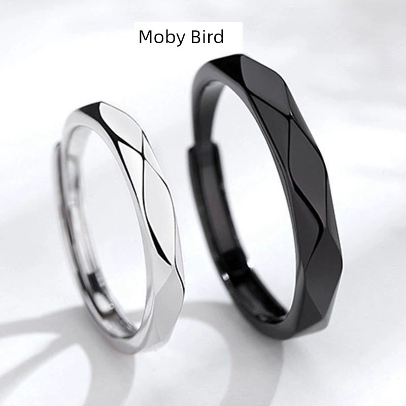 nhẫn nhẫn nam Mobius Ring Niche Design Ring Nam Cao Cấp Có Thể Điều Chỉnh Nhẫn Cặp Đôi Nhẫn Cặp Đôi 