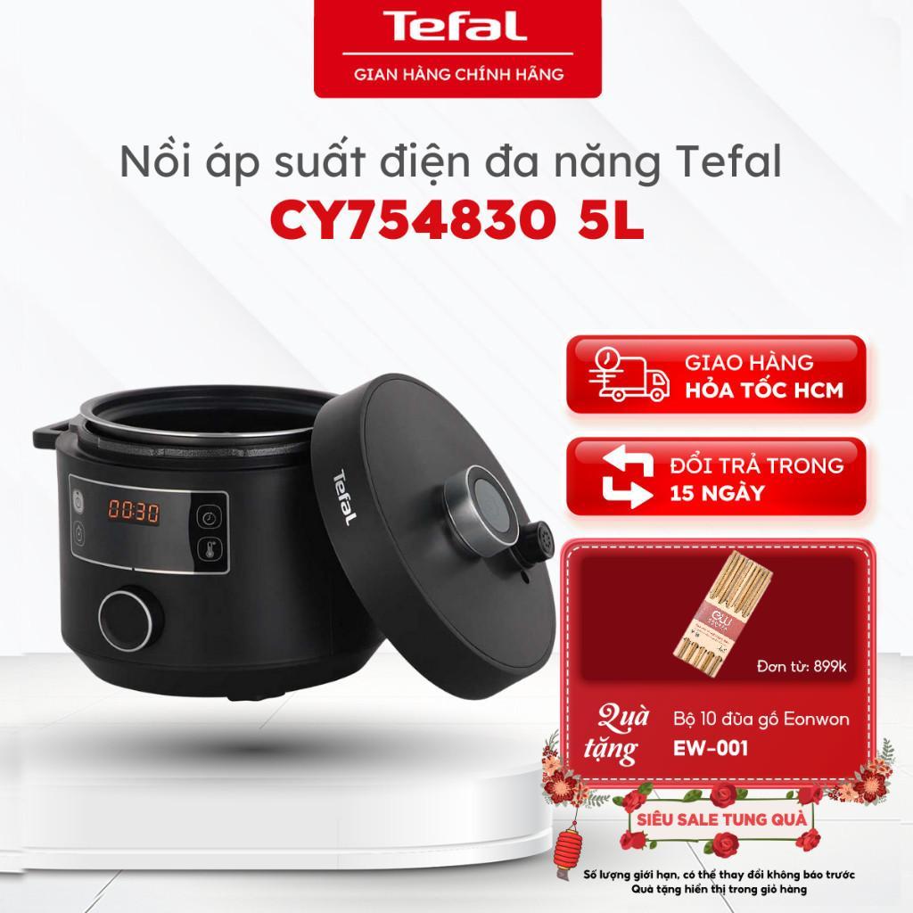 Nồi áp suất điện đa năng Tefal CY754830 5L - Bảo hành chính hãng 24 tháng [HOẢ TỐC HCM]