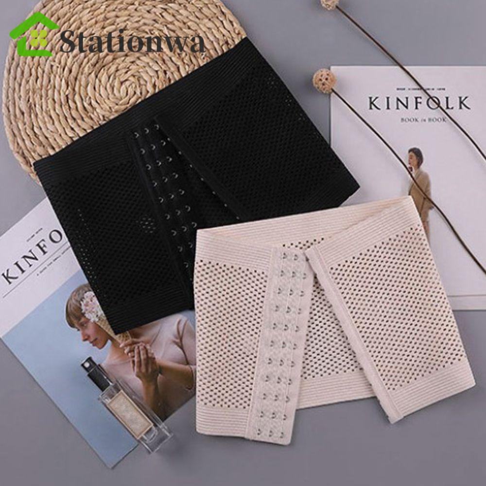 STATIONWA Đai Sau Sinh Bụng Eo Huấn Luyện Corset Puerperal Eo Cincher Shapewear Phục Hồi Pelvis Thắt