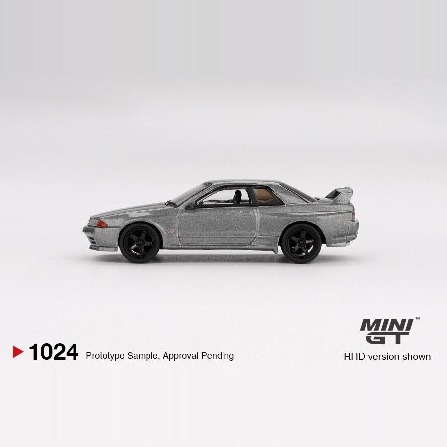 MINIGT 1: 64 # 1024 Nissan GTR R32 Mẫu xe hợp kim màu xám