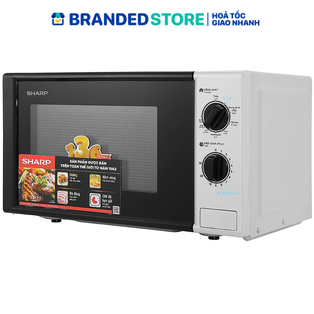 Lò Vi Sóng Cơ Sharp R-G225VN-BK (20 Lít)