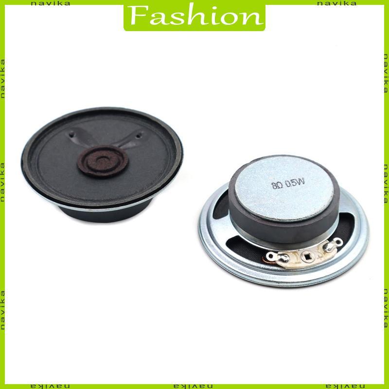 NA 2 Chiếc Loa Mini 8ohm 0 5W 8R Đường Kính Loa 50mm 5cm Độ Dày 15mm