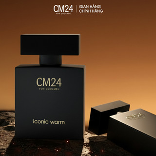 (HƯƠNG GỖ) Nước Hoa Nam CM24 ICONIC WARM Eau de Parfum Sang Trọng, Đẳng Cấp, Quyến Rũ, Lưu Hương Lâu - 50ml