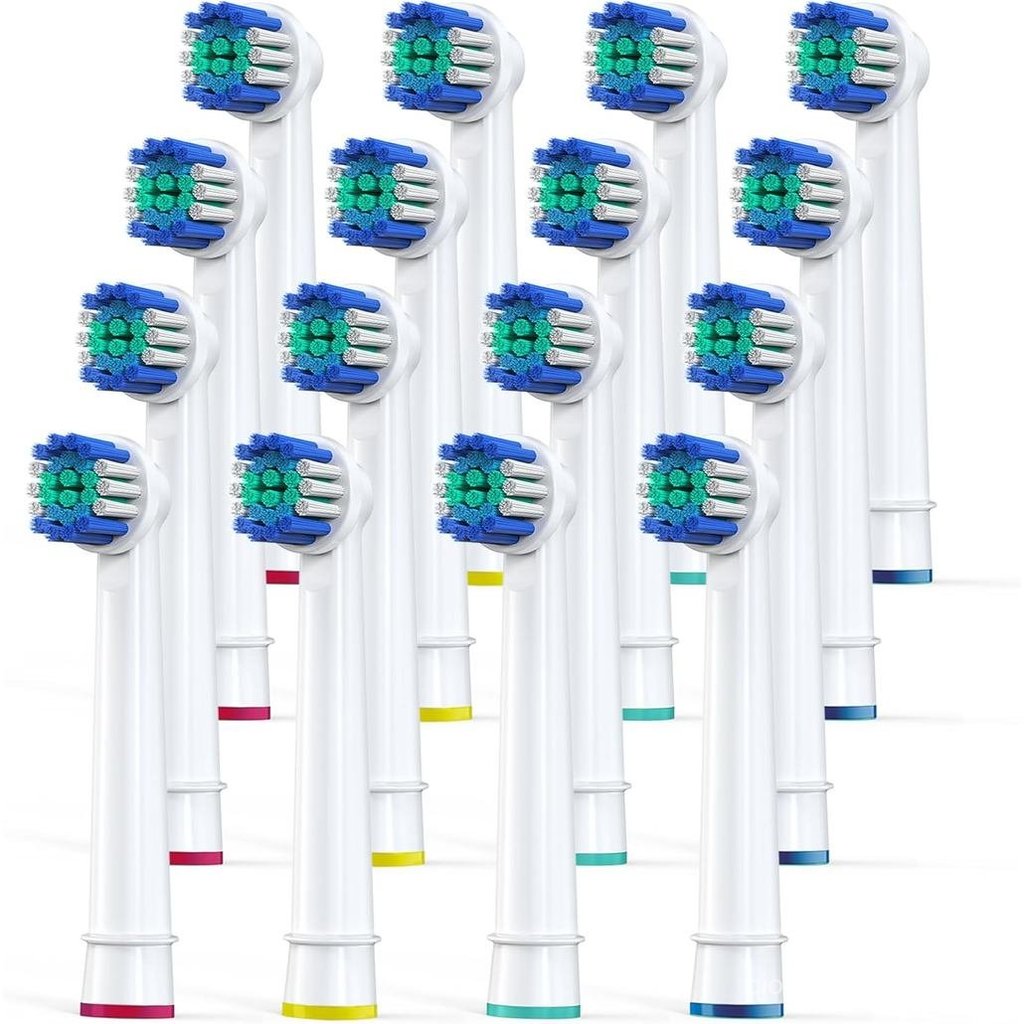Đầu bàn chải đánh răng thay thế Tương thích với Oral-B Braun, Gói 16 đầu bàn chải thay thế chuyên ng