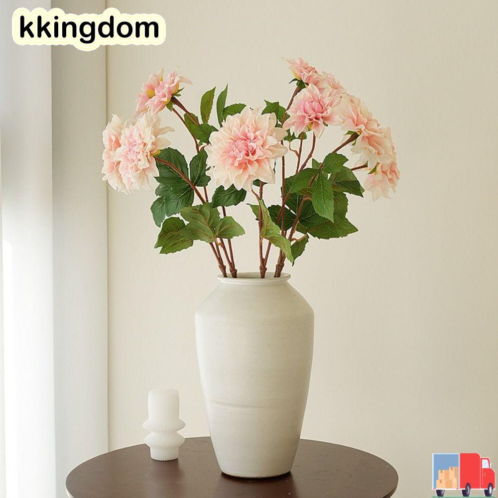 KKINGDOM Nhân Tạo Hoa Dahlia, Đầy Màu Sắc Handmade Cảm Ứng Thật Dahlia, DIY Cưới Hoa Chất Liệu Sắp X