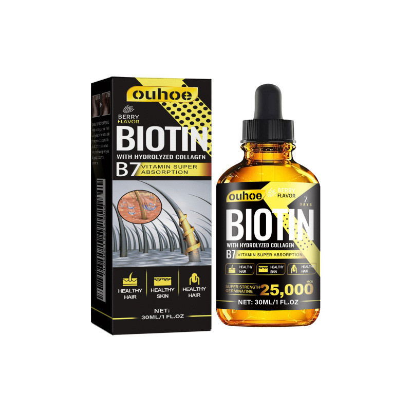 [Hàng có sẵn] Tinh dầu chăm sóc tóc OUHOE Collagen B7 Vitamin Nuôi dưỡng tóc Chăm sóc tóc nhẹ nhàng 