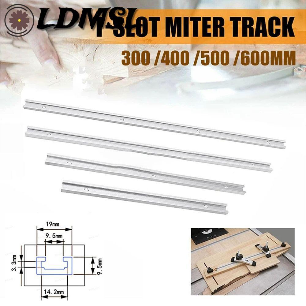 LDMSL 1 Cái T-Track, 300-600mm T Slider Fixture Slot Slide T-Slot Track, Bền 19 Loại 19x9.5mm Slide 