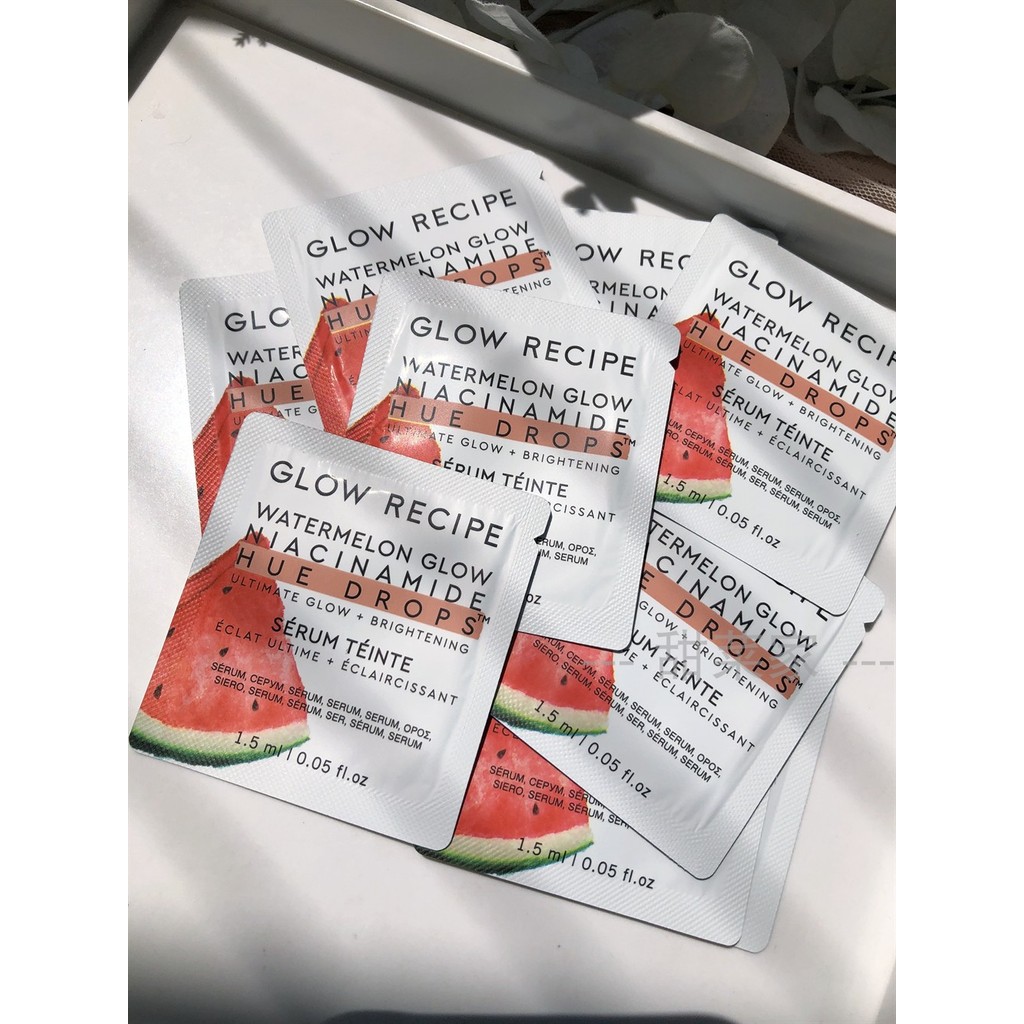 Glow Recipe Dưa hấu Niacinamide Essence 1.5ml * 10 Viên