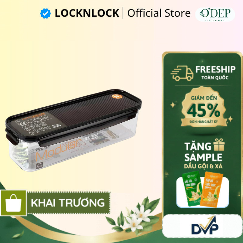 Hộp bảo quản thực phẩm LocknLock Bisfree Modular dung tích 1.8L Chính hãng BF410 - SHOP DVP
