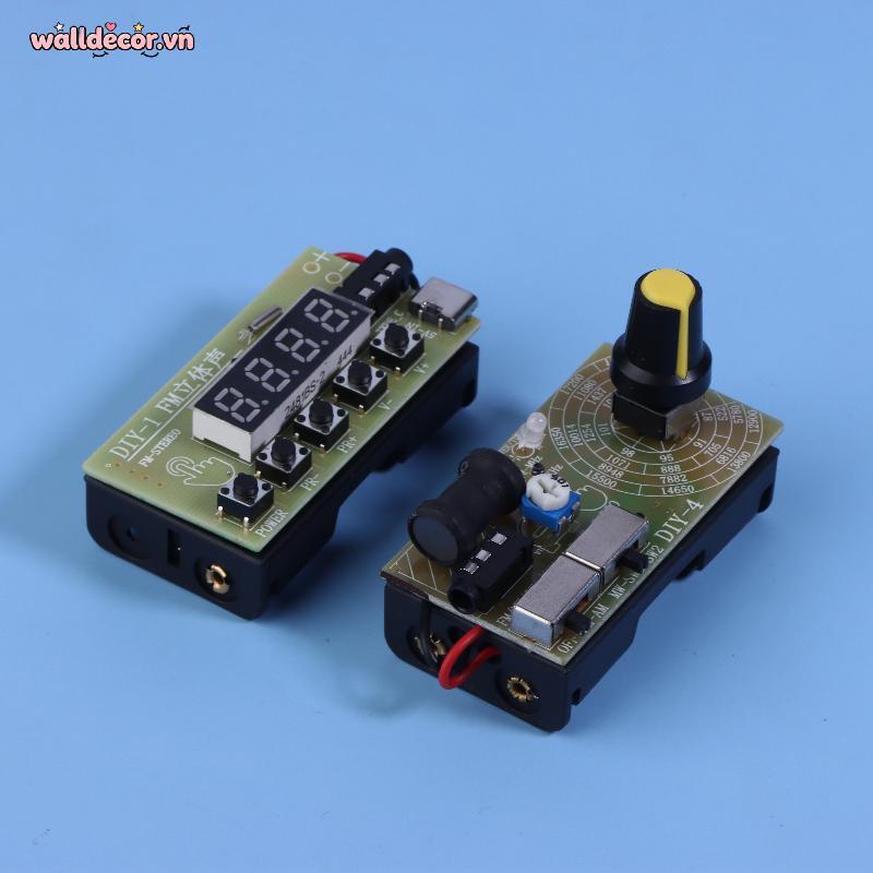 Wa 4-Band Kỹ Thuật Số FM MW SW Radio AM FM Sóng Trung Bình Sóng Ngắn Thu Phát Sóng Tai Nghe Radio Mo