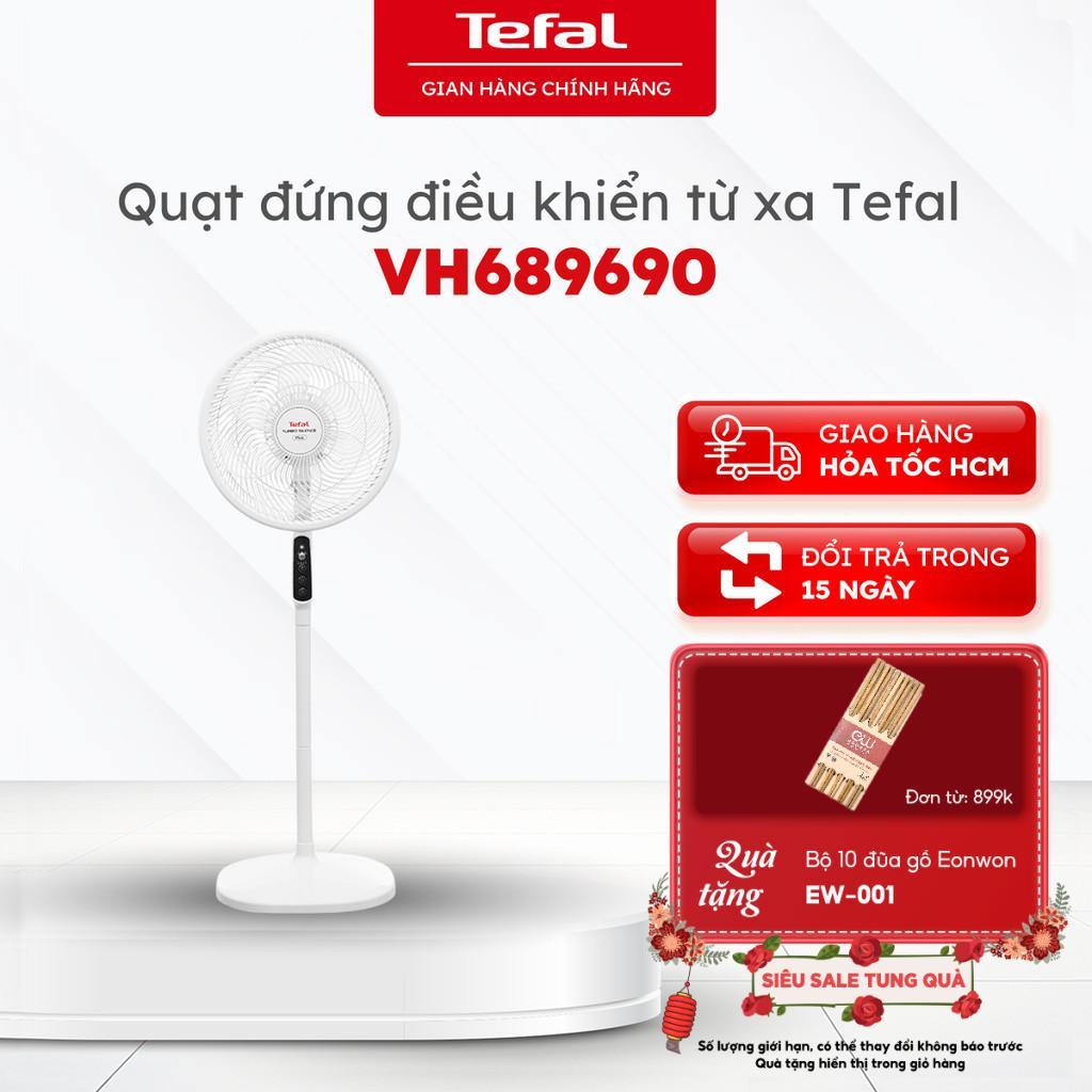 Quạt đứng Tefal Turbo Silence Plus VH689690, 6 cánh, 80W, có điều khiển từ xa| Bảo hành 24 tháng