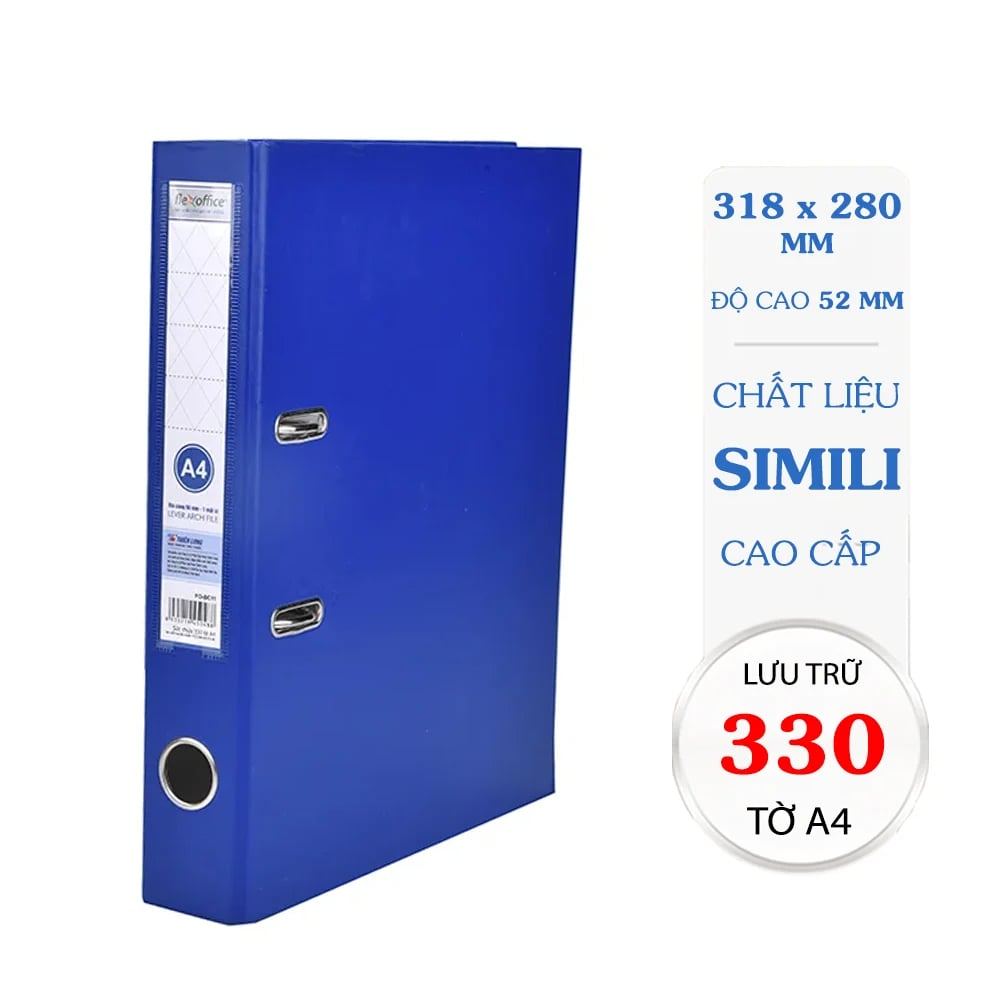Bìa còng màu xanh Thiên Long Flexoffice 50A4 FO-BC11