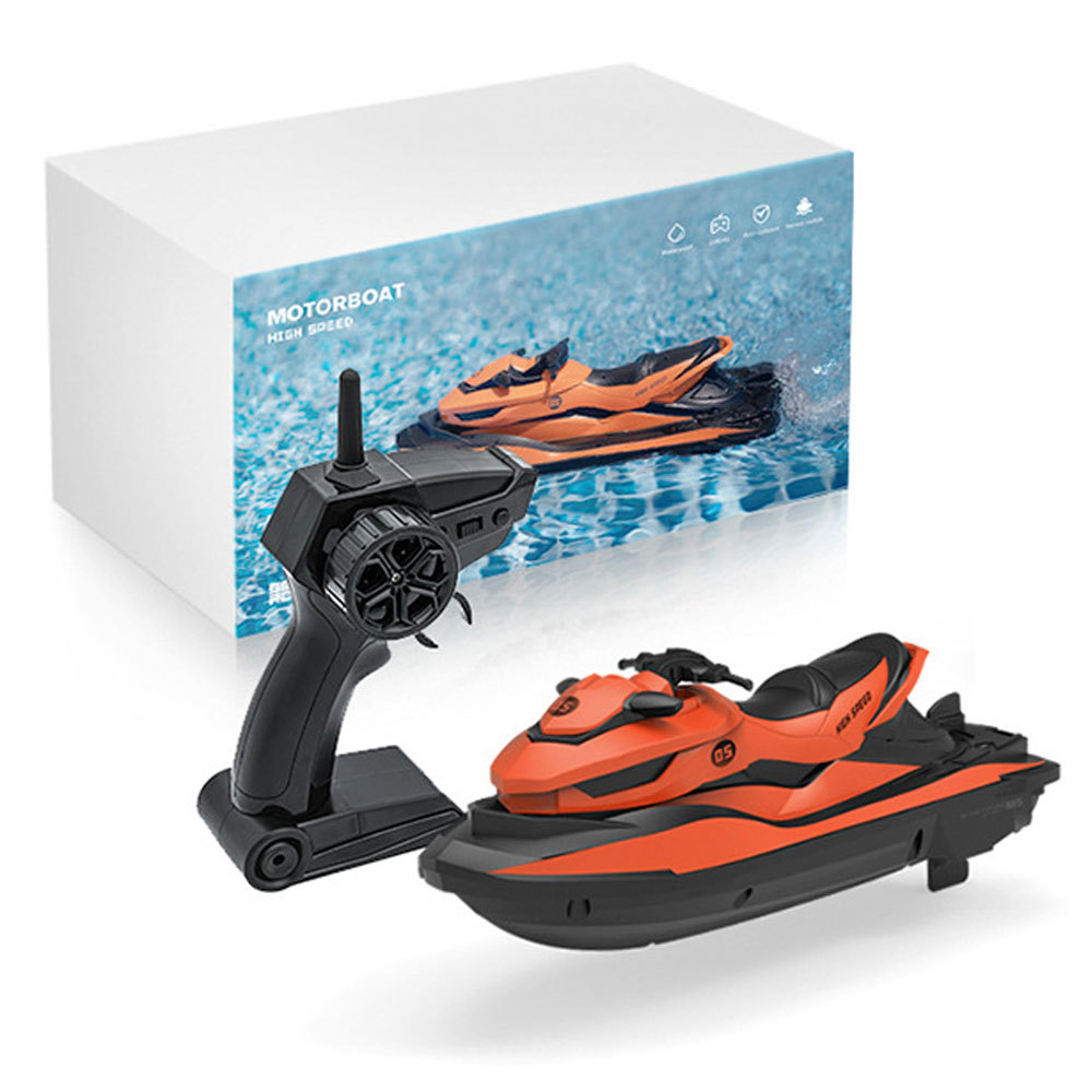 Mini Motorboat RC Boat 2.4G Điện Điều Khiển Từ Xa Tàu Mùa Hè Trẻ Em Đồ Chơi Nước