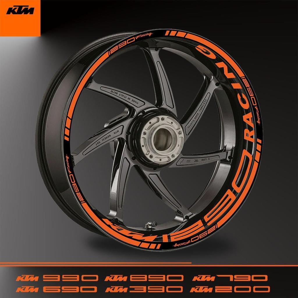 KTM wheel hub stickers, duke200, duke390, duke690, duke890 motorcycle wheel rim stickers