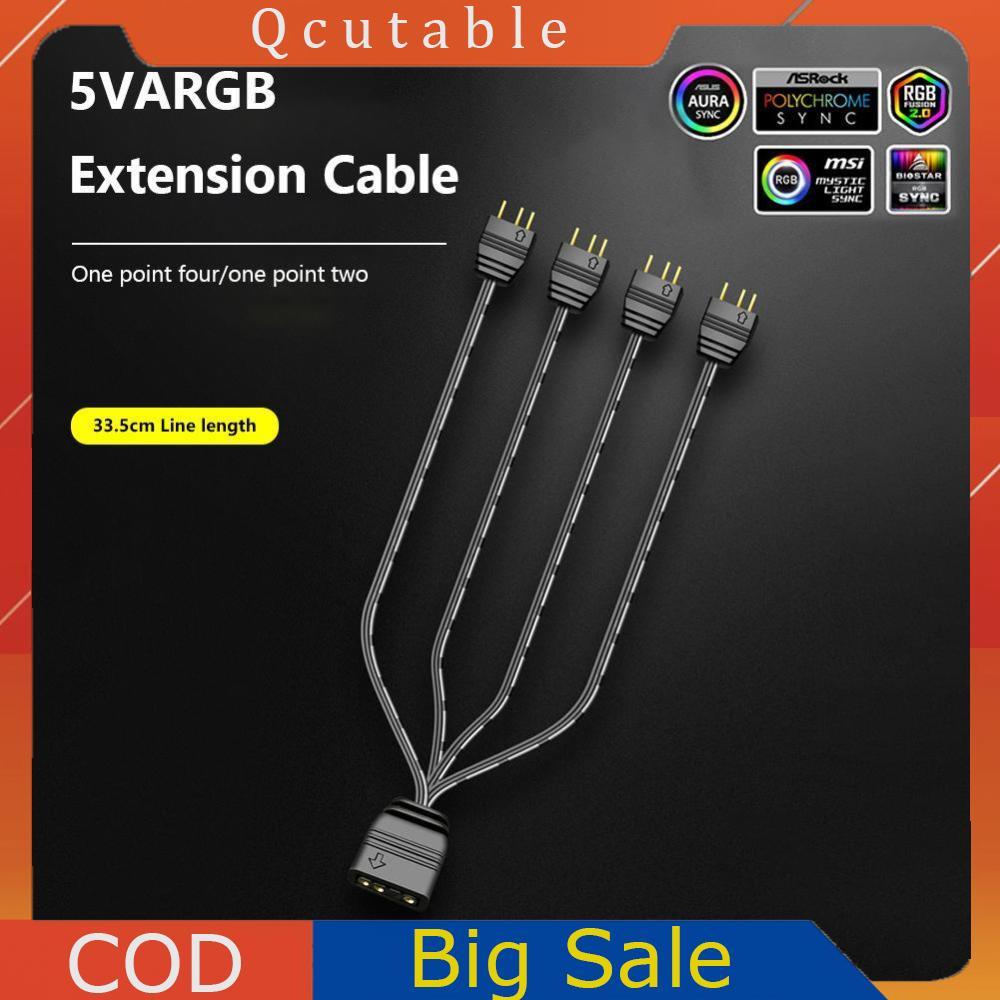 5V 3Pin Fan HUB Splitter Dây nối dài cáp nguồn cho Mainboard