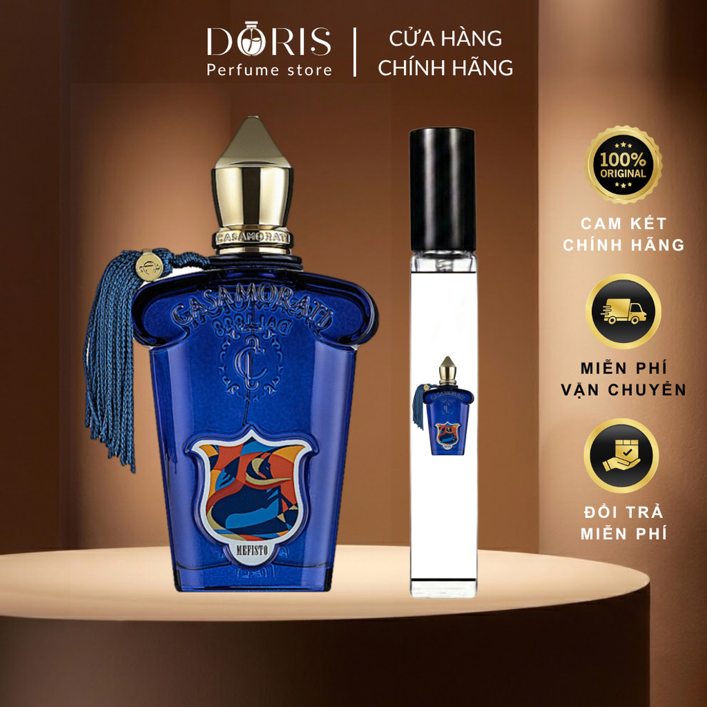 [Chính hãng] Nước hoa Unisex 10ml Xerjoff Casamorati Mefisto tươi mát, nam tính, lịch lãm