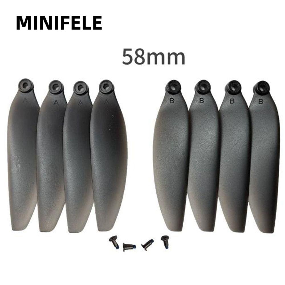 Bộ phận máy bay không người lái điều khiển từ xa MINIFELE, Lưỡi cánh quạt gấp bằng nhựa 58mm / 66mm,