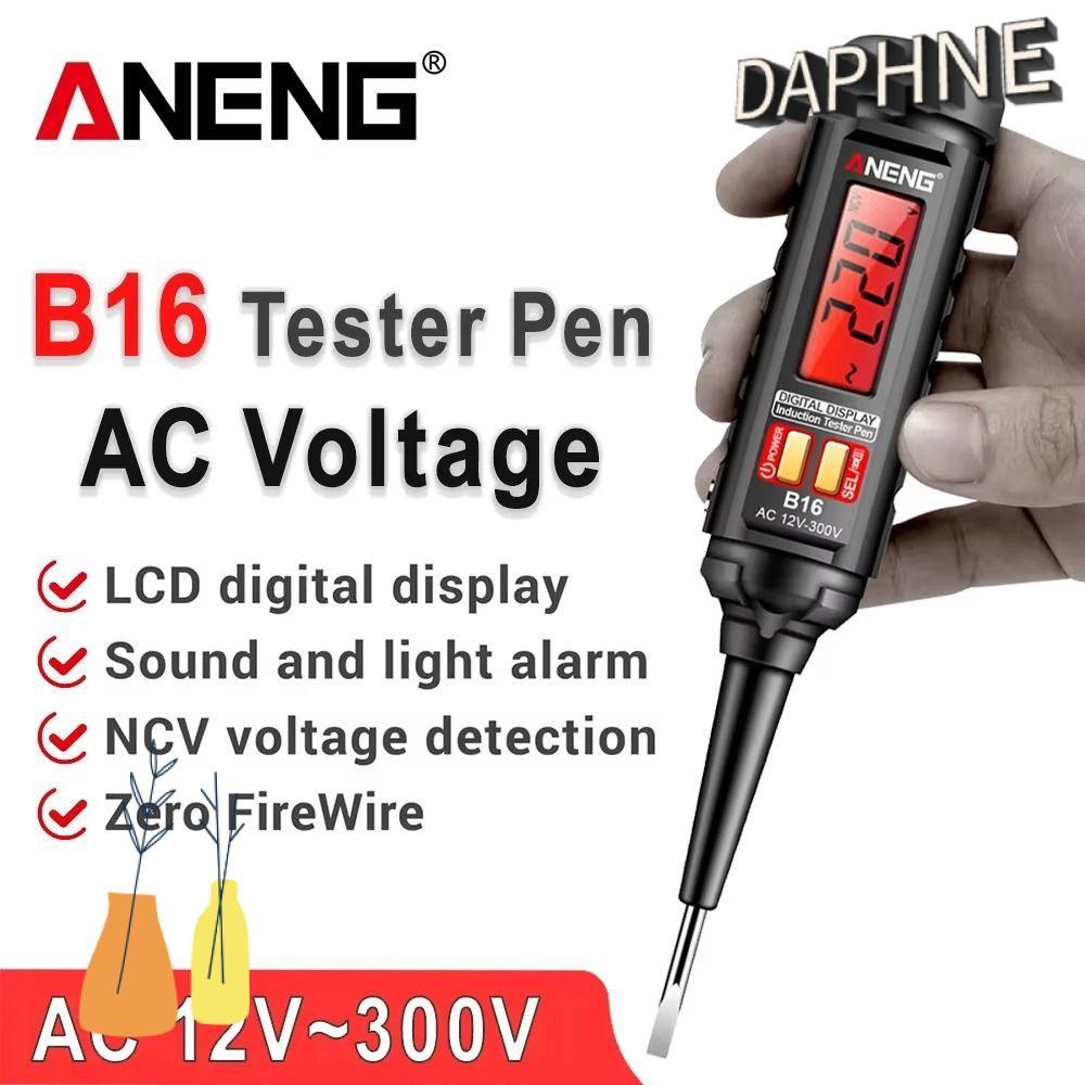 Bút kiểm tra điện áp DAPHS, Máy dò điện áp cảm biến thông minh không tiếp xúc, ANENG B16 Bút cảm ứng