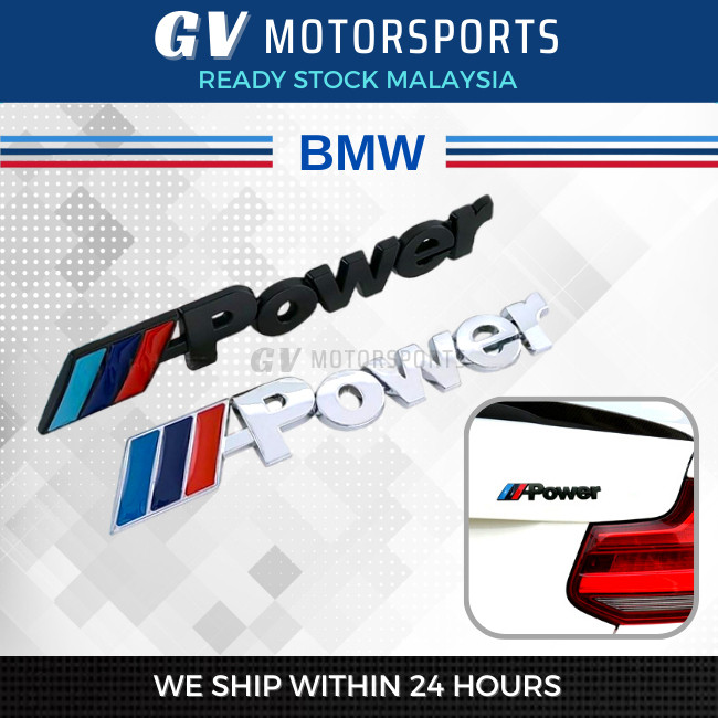 Kiểu dáng xe 1 chiếc M Power Performance logo Sticker Decal Decal Xe Decal Cho Xe BMW M 1 3 4 5 6 7E