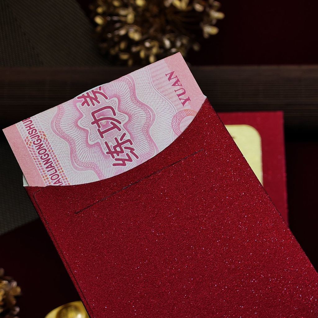 Creative Spring Festival New Year universal cartoon frosted new hot-selling custom hard paper red en